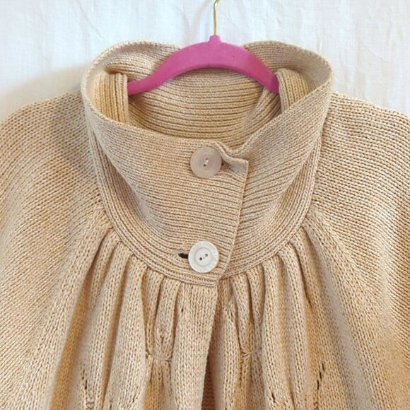 Kasper Tan Sweater Cardigan Size 3X - Picture 2 of 7